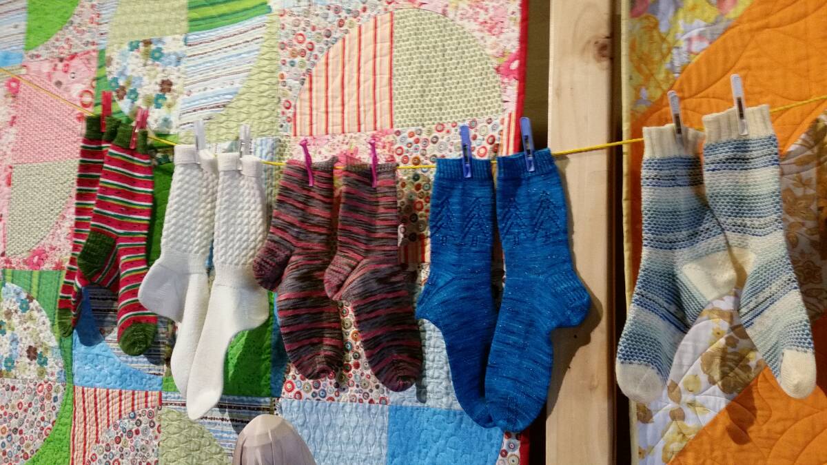 CRAFTY: The first ever Ararat Sock Festival will run along the craft exhibition. Picture: CONTRIBUTED