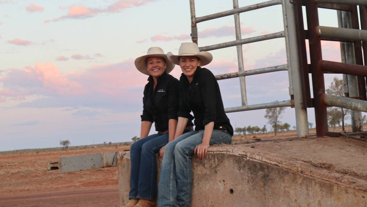 PAST WINNERS: Annabelle Spann and Elisha Parker, co-founders of Cattlesales.com.au and winner of 2020 Innovate with NBN grant for Women in Regional Business. Picture: CONTRIBUTED