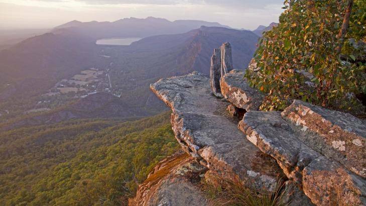 The view from Borona Lookout in the Grampians. File photo.