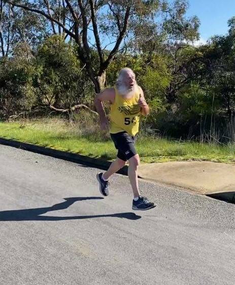 KEEPING FIT: Gary Saunders takes out this week's Stawell and Ararat Cross Country Club run. Picture: CONRIBUTED