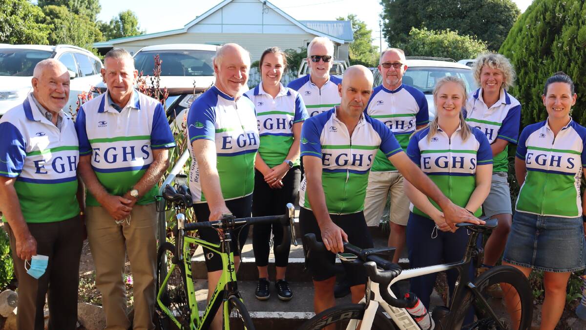 Some of the members of this year's EGHS Murray to Moyne Cranks and Defibrillators Graham Bull, Rob Keith, Ken McCready, Jess Baird, Charlie Reid, Wayne Klauss, Alan Young, Erin Hinchliffe, Laura White and Lisa Haddow.