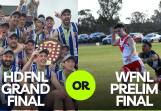 A WFNL schedule change for 2025 has created a possible clash with HDFNL grand final. 