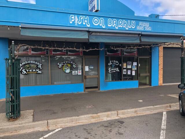 Barkly Street takeaway shop closed for health reasons.