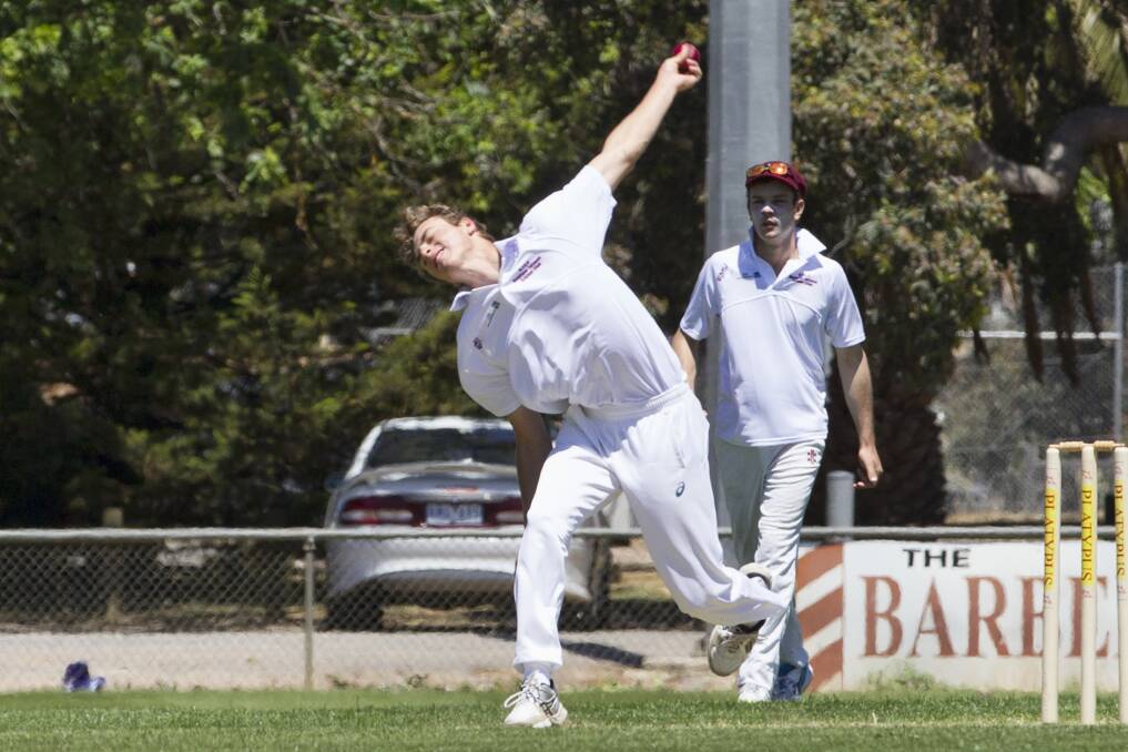 PICKED: Up and coming cricketer Aaron Byron is one of several Grampians Cricket Association players to earn selection in a Central Highlands training squad. Picture: PETER PICKERING