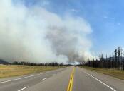 Residents of Jasper in Alberta, western Canada, have been forced to flee a raging wildfire. Photo: AP PHOTO