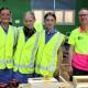  Marian College students, Tia, Zoe and Ashleigh had the opportunity to test their carpentry skill under the guidance of SALT tradesperson. Picture supplied
